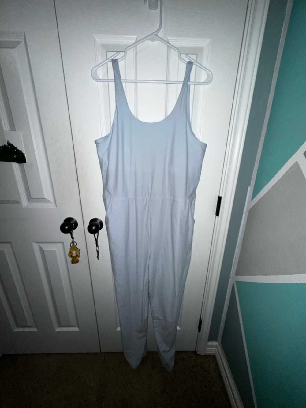 Zyia Light Blue Sleeveless Jumpsuit